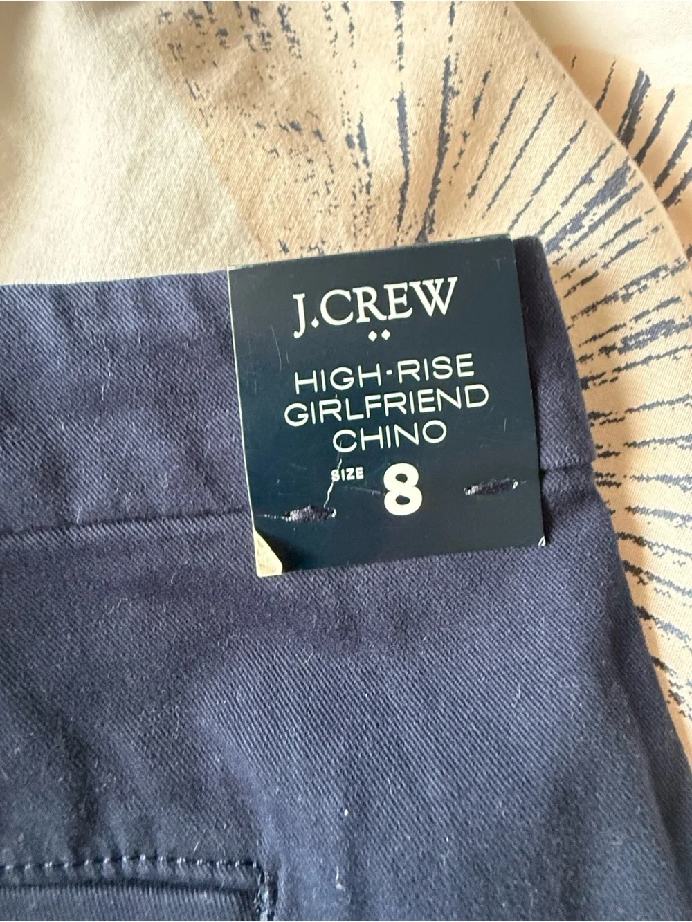 NEW J. Crew High-Rise Girlfriend Chinos